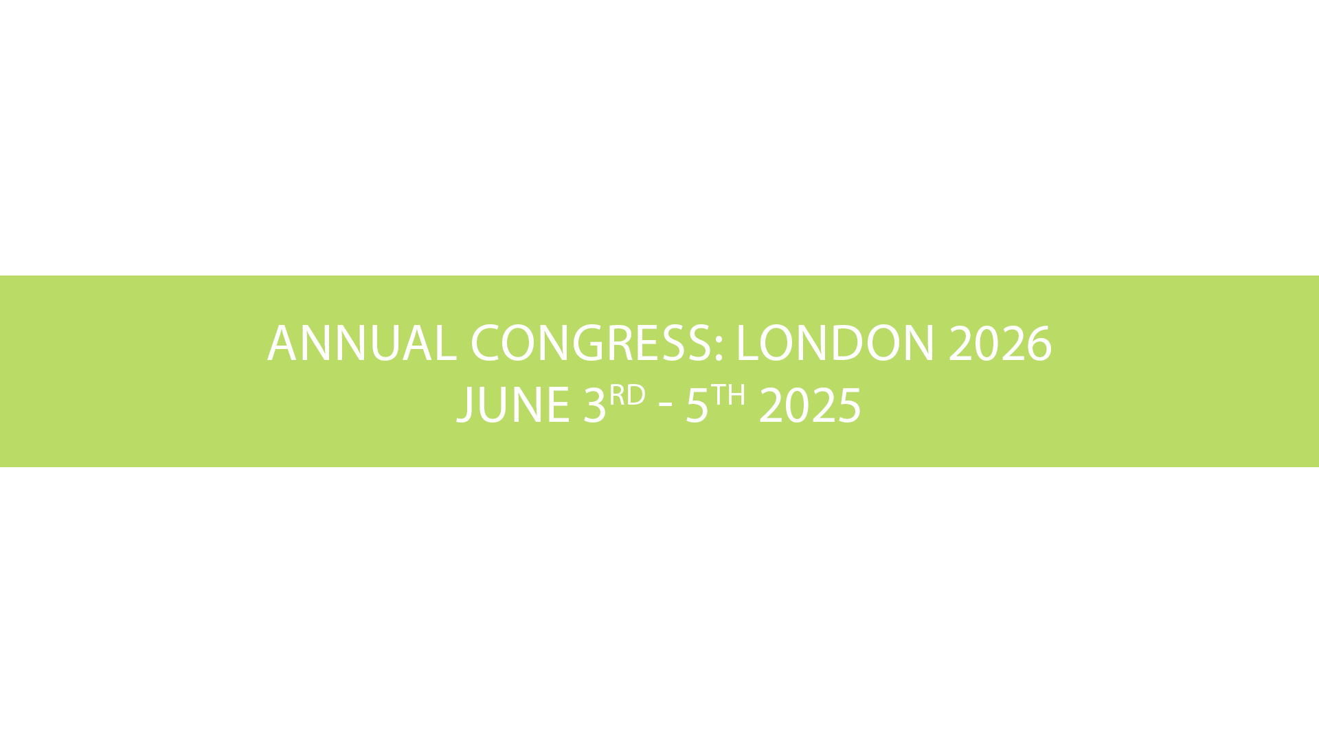 WOO Annual Congress 2026: London