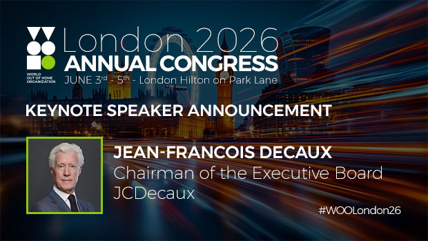 Jean-Fran�ois Decaux, Chairman of JCDecaux � keynote speaker at WOO London 2026