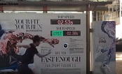 Hong Kong: Reebok Shuttle Run Challenge bus shelter | JCDecaux Cityscape