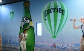 China: Perrier hot air balloon ride to Paris at Shanghai metro