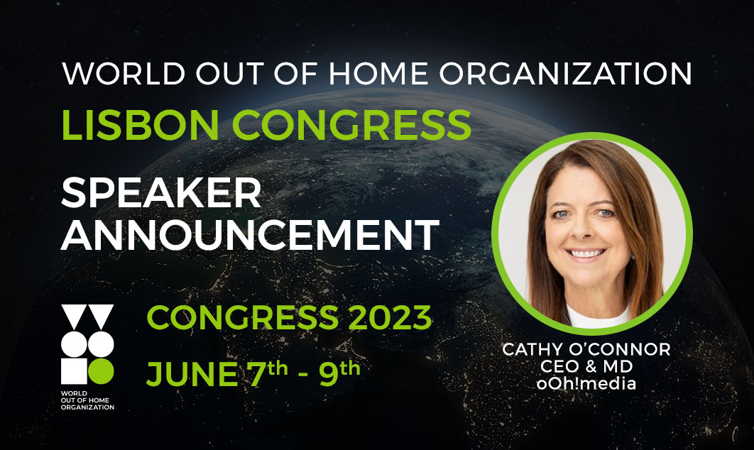 Cathy O'Connor, CEO of oOh!media, named as a speaker at WOO's Lisbon Global Congress