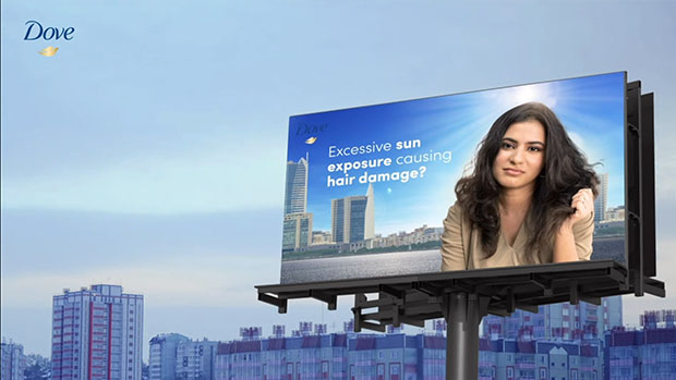 Dove Sets New DOOH Benchmark with Weather Ads