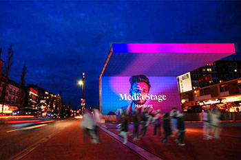 Premium large format media owner blowUP media expands its DOOH network with the launch of the Media Stage in Hamburg