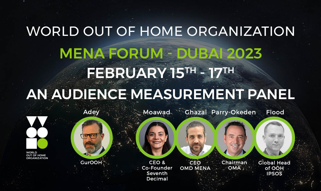 Top panel named for WOO MENA Audience Measurement deep dive