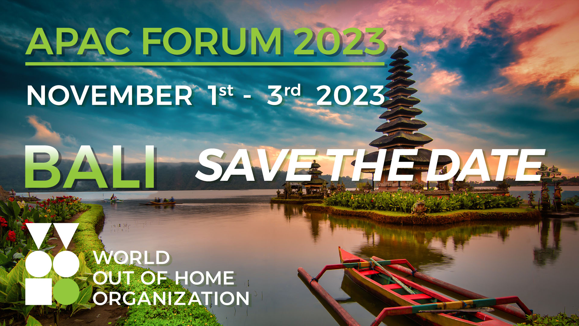 World Out of Home Organization announces second APAC Regional Forum