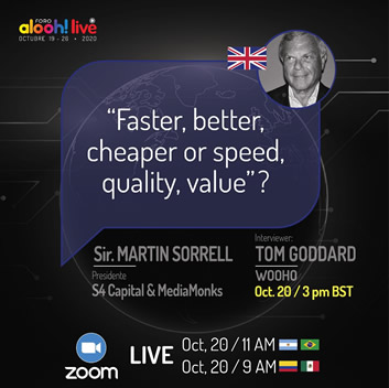 WOO President Tom Goddard to interview Sir Martin Sorrell at FOROalooh!live